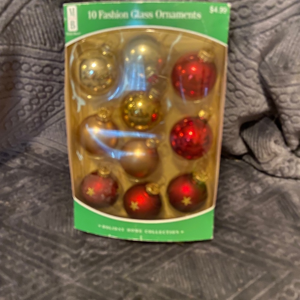 Vintage Christmas tree ornaments
